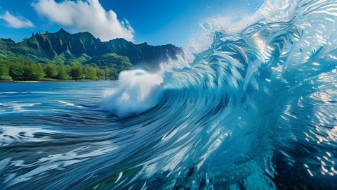 玻璃巨浪是怎样形成的？大溪地冲浪海浪的自然条件解析