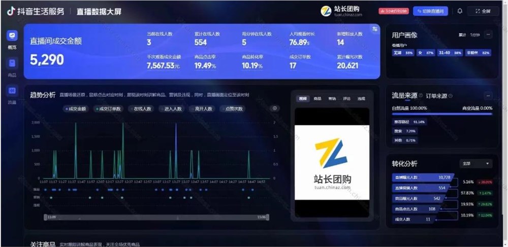 AI智播系统手机版（无限oem贴牌+无限时长+无限账号）新一代无人直播解决方案！